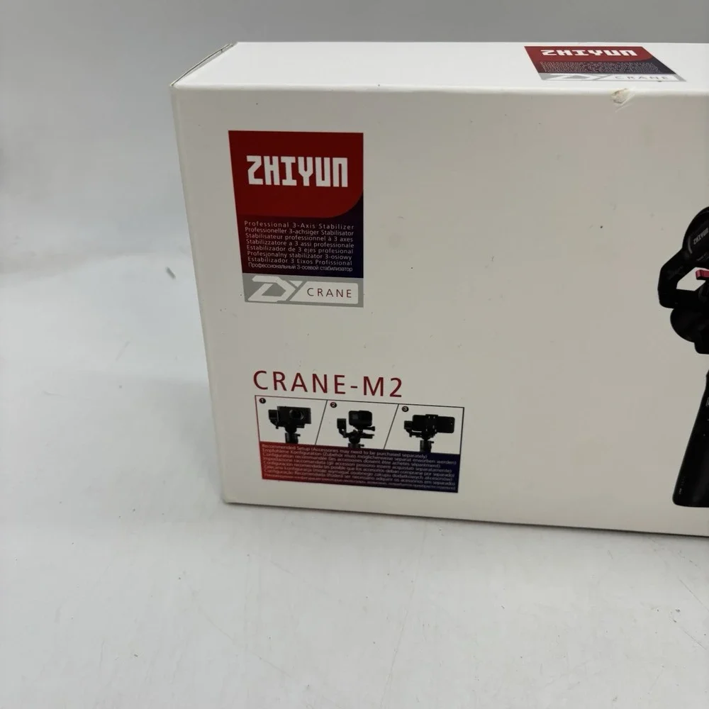 Zhiyun Crane-M2 Gimbal Stabilizer for Camera Smartphone, 360° Rotation, OLED